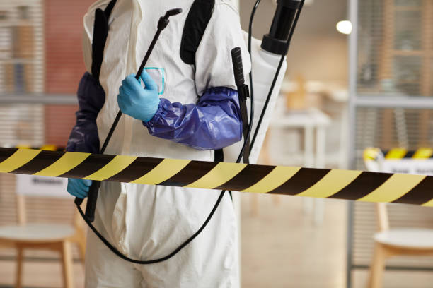 Professional Biohazard technician working in Shepherd, MI
